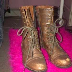 Steve Madden combat boots